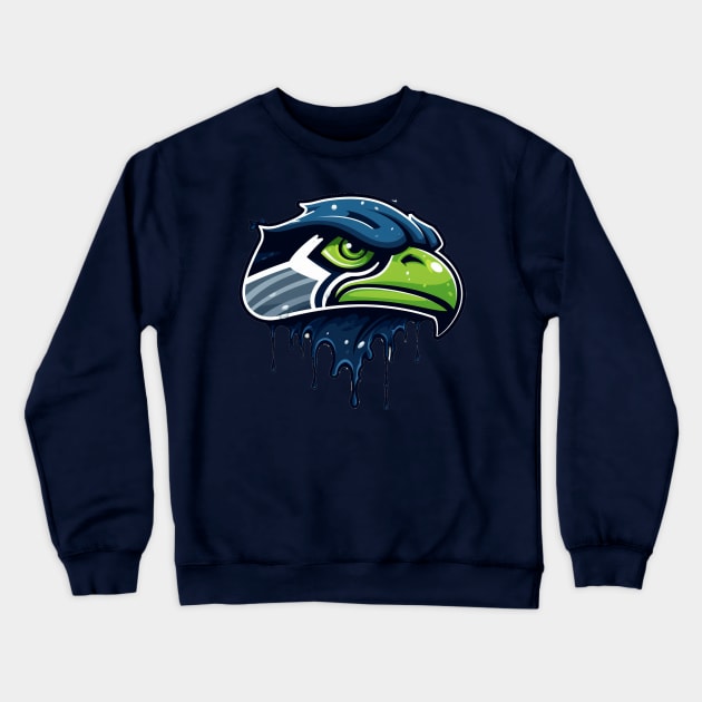 Hawks Crewneck Sweatshirt by ZombeeMunkee